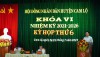 Hội đồng nhân dân huyện Cam Lộ khai mạc Kỳ họp thứ sáu, khóa VI, nhiệm kỳ 2021 – 2026