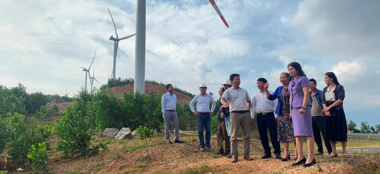 Ban Dân tộc - HĐND tỉnh khảo sát tác động của các dự án điện gió đến đời sống của đồng bào dân tộc thiểu số