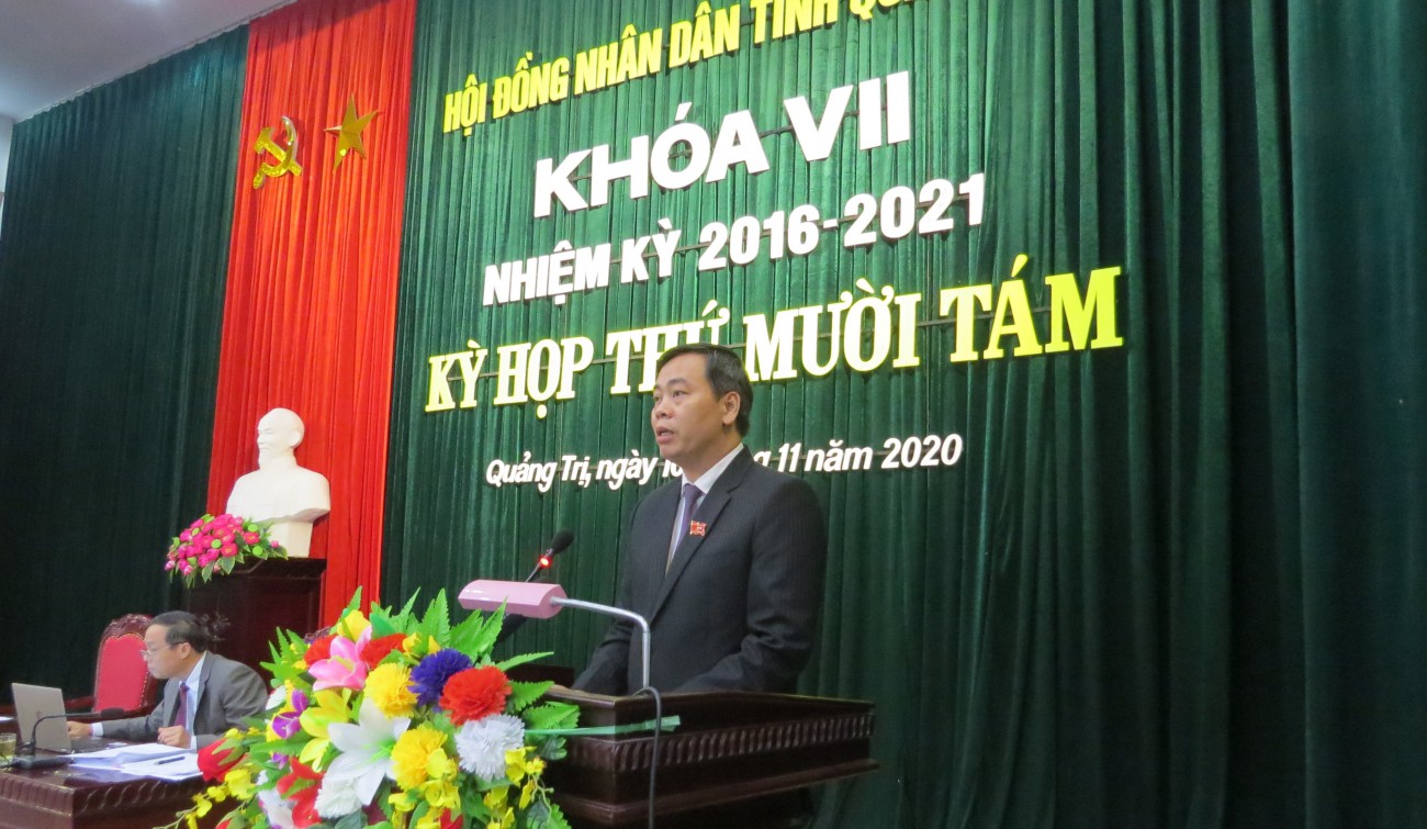 Hội đồng nhân dân tỉnh Quảng Trị tổ chức kỳ họp thứ 18, nhiệm kỳ 2016 - 2021