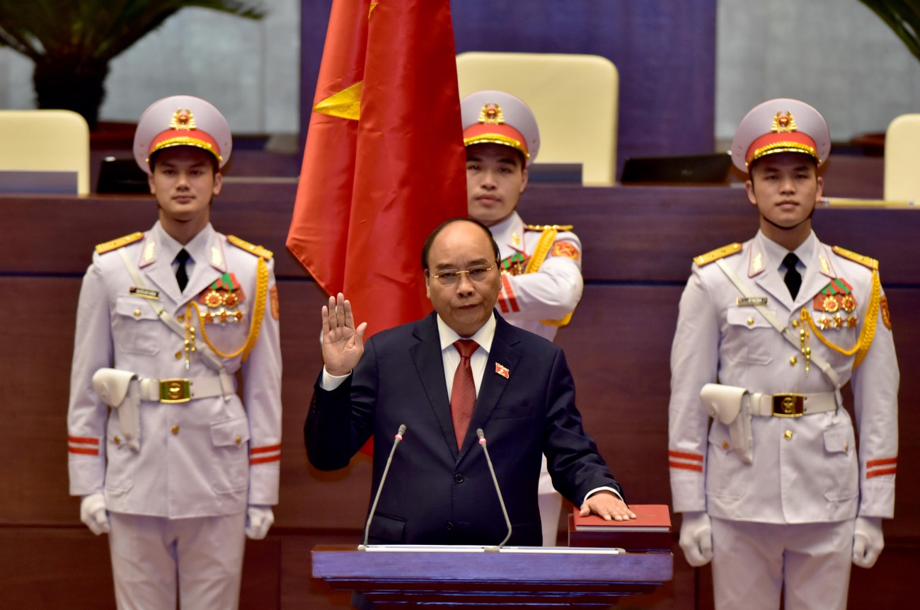 Chủ tịch Nước Nguyễn Xuân Phúc tuyên thệ nhậm chức